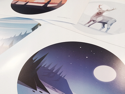 christmas prints illustrator prints