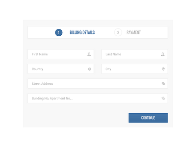 Simple Checkout steps - Aicha cart e commerce purchase sequence shop steps template