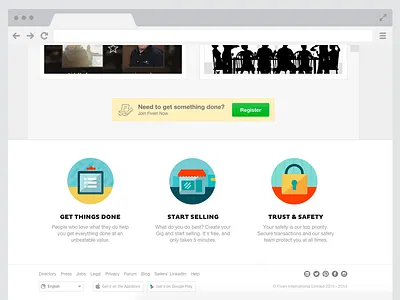 New Home Page Icons fiverr flat design home page icons illustration list lock logo shop to do vector web