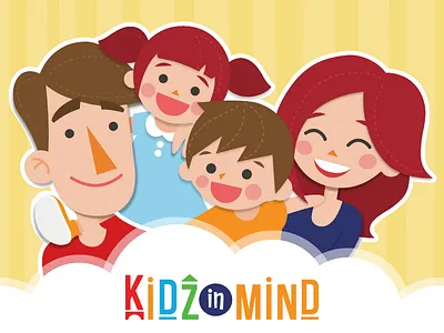 KidzinMind child cloud dad family happy kid kidzinmind mum
