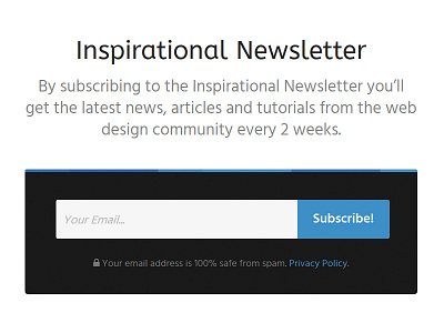 Newsletter Sign Up blue button dark form icon newsletter pattern ui web web design website