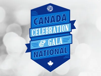 Usana Canda Badge badge blue corporate event gala logo typography