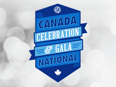 Usana Canda Badge badge blue corporate event gala logo typography