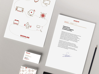 Roomline Identity folder gold icon identity light smart tree