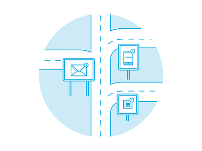 Notification Highway highway illustration line notification