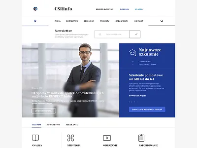 Home Page (WIP) - Web Design blur design home icons minimal nav newsletter page slider top typo web