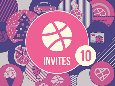 Dribbble Invites android app apple christmas design dribbble icons invitation invite ios ui ux