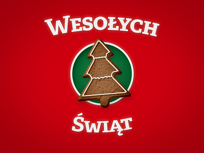 Gingerbread Christmas Card gingerbread merry christmas tree wesołych Świąt