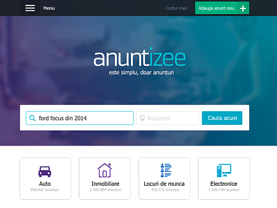 Classifieds Ads for Romania Anuntizee ads anunturi classifieds elegant romania simple web design