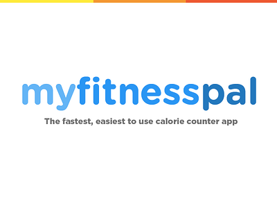 myfitnespal branding identity logo typography