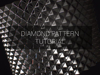 Diamond Pattern tutorial 3d pattern tutorial