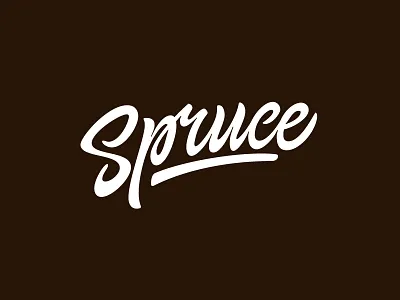 Spruce logo calligraphy calligraphy and lettering artist calligraphy artist calligraphy logo et lettering evgeny tkhorzhevsky font hand lettering logo lettering artist lettering logo logo type