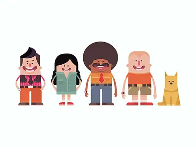 Characters character design illustration istanbul mustafa kural