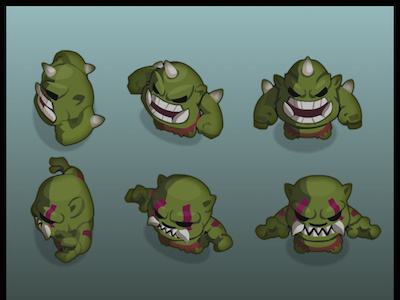 Little Ogre - Game Character Concept game ogre