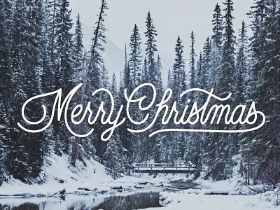 Merry Christmas art design drawing lettering tattoo type typography work