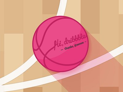 Drbbl ball debut dribbble