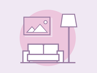 home accessories icon site vector