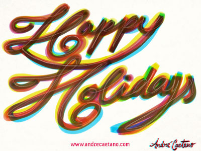 Andrecaetano Happyholidays adobesketch happy happyholidays holidays lettering