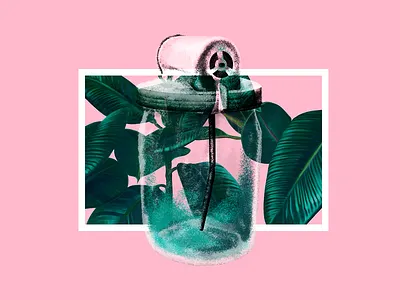 experiment experiment glass green leaf leafs pink plants