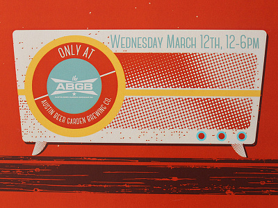 poster detail gig poster radio screen print sxsw vector