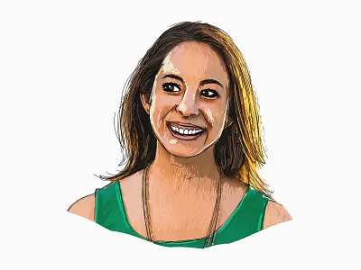 Woman Portrait face illustrator portrait