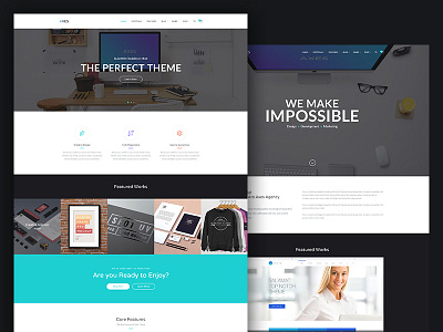 Axes | Multi-Concept Creative PSD Template business buy creative ecommerce landing modern onepage portfolio promo psd template theme