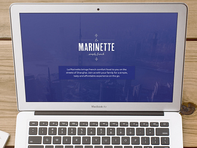 La Marinette shanghai site ui user interface webdesign website