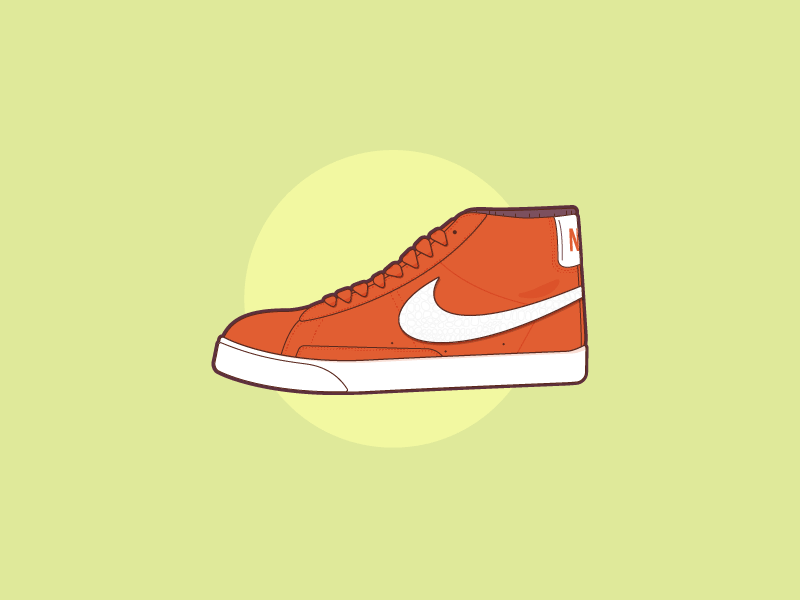 Nike Blazer Mid blazer colours gif illustration mid nike shoes