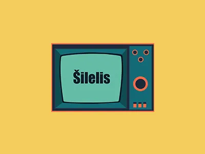 "Silelis" TV Icon flat colors flat icon flat tv lithuania silelis tv tv icon vilnius