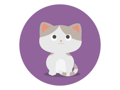 I AM NUONUO animated animation cat flat gif illustration motion