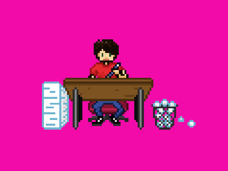 Working pixel pixel animation pixelart working