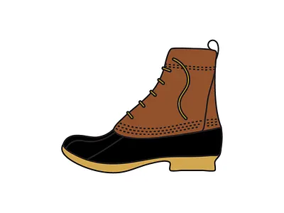 LL Bean Duck Boots bean boots duck hunting icon ll