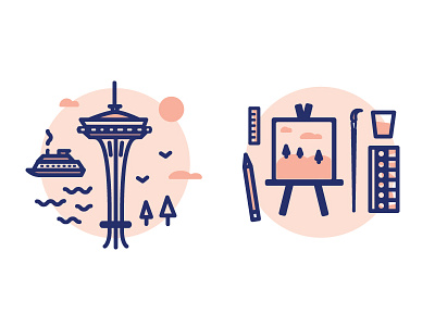 Studio De Luz ballasiotes icons illustration seattle studiodeluz