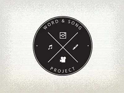 Word And Song Project Logo film illustration quotes song