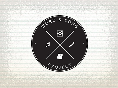 Word And Song Project Logo film illustration quotes song