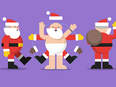 Santa2014 Angles character google santa tracker underwear upperquad