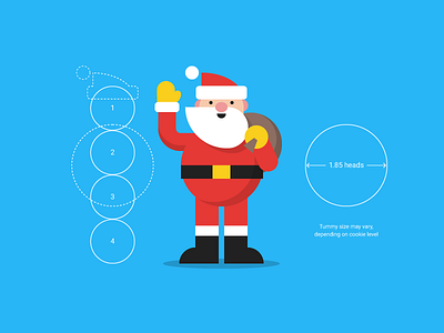 Google Santa Tracker / Santa's belly belly character cookie google santa tracker style guide upperquad