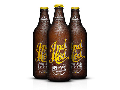 IndHed Branding/Packaging ale beer bottle branding craft craftbeer design indhed industriahed logo package packaging