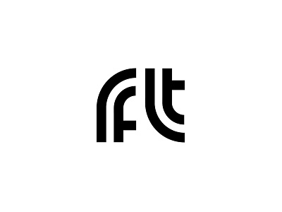 ft f letterforms lines minimal t type