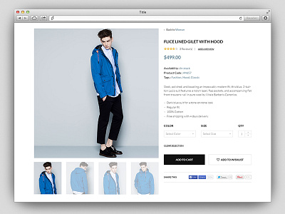 E-commerce Project WIP clean e commerce elegant flatwebdesign minimal webdesign