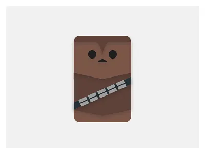 Chewbacca chewbacca minimalist minimally nerd nerd star wars wookie