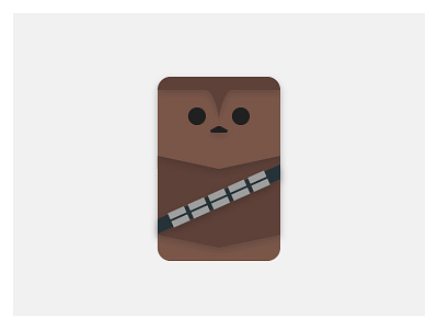 Chewbacca chewbacca minimalist minimally nerd nerd star wars wookie