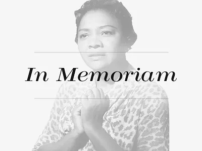 In Memoriam black and white bw film gray grayscale movie tv