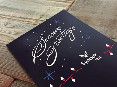 Happy Holidays! card holiday synack