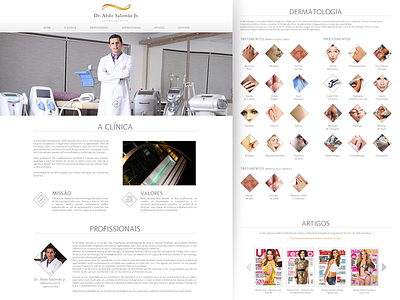 Dr. Abdo Salomão Jr. Landing Page design landing site website