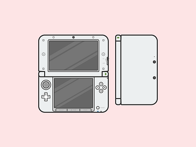 Things I Love - Gaming 3ds ds illustration nintendo stroke vector