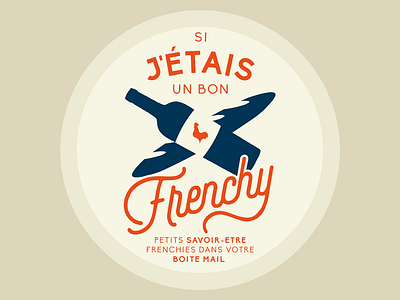 Un bon frenchy baguette french lettring vintage wine