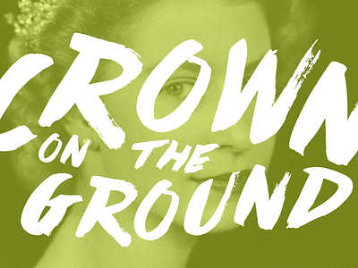 Crown On The Ground album cover crown eye fun grunge music painted lady photography princess vintage