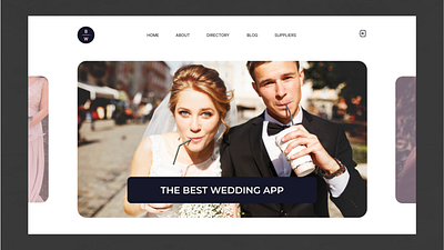 The Best Wedding App branding graphic design mobiledesign productdesign uiux uxdesign weddingapp