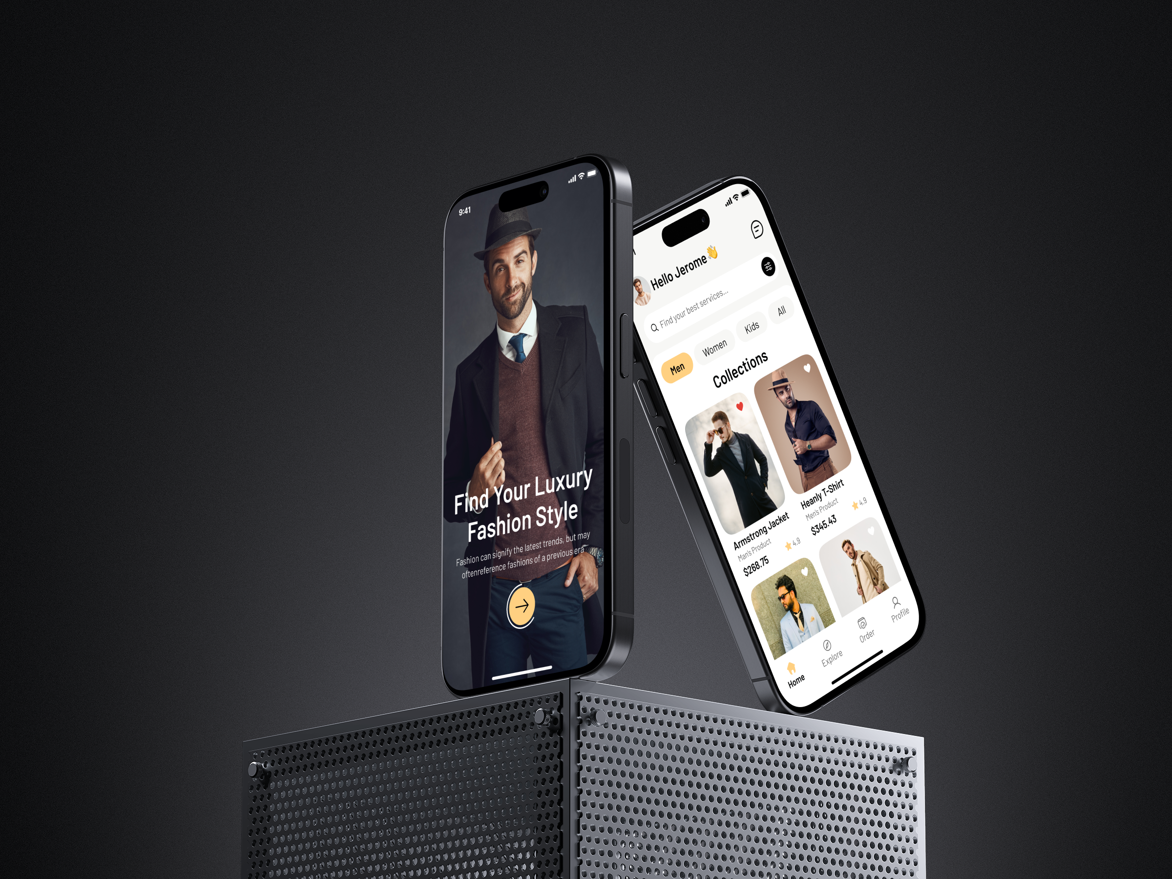 Example of Wireframing & UI Prototyping